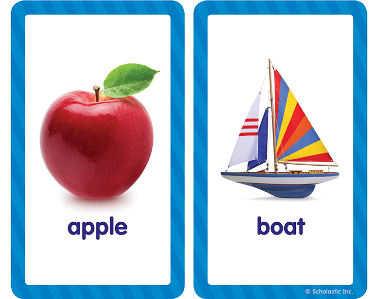 Flash Cards First Words School Aids